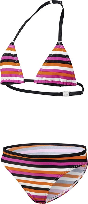 Beco Bikini Meisjes Polyamide/elastaan Oranje/zwart Maat 164