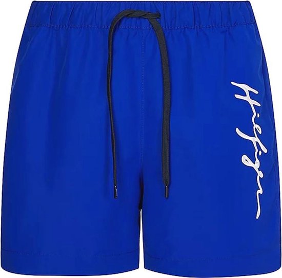 Tommy Hilfiger plus size signature logo zwemshort blauw - 5XL | bol
