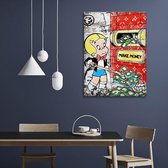 Canvas doek met Louis Vuitton Money shovel maat 70x90CM *ALLEEN DOEK* Wanddecoratie | Poster | Wall art | canvas doek | Premium Decoratie | Moderne huisstijl |