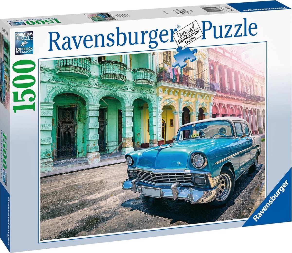 Ravensburger puzzel Cuba Cars - Legpuzzel - 1500 stukjes