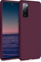 kwmobile telefoonhoesje voor Samsung Galaxy S20 FE - Hoesje voor smartphone - Back cover in bordeaux-violet
