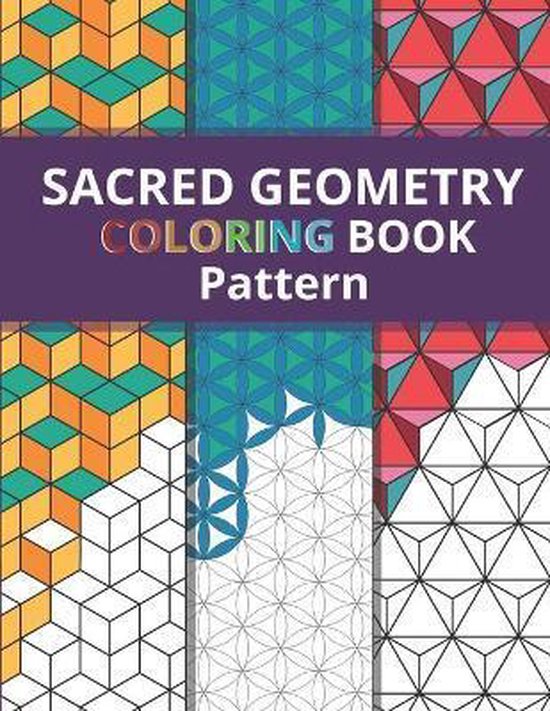 Sacred Geometry Pattern Coloring Book - cover