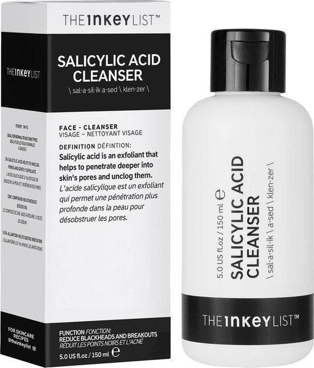 The INKEY List Salicylic Acid Cleanser - gezichtsreiniging - Huidverzorging - 150 ml