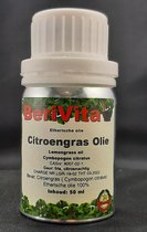 Citroengras Olie 100% 50ml - Lemongrass - Etherische Citroengrasolie