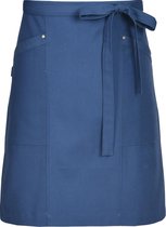 Cheffix Sloof BOMBAI Panama 295gr/m2 Denim Blauw 80x55cm