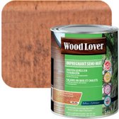 WoodLover Impregnant Semi mat - Beits - Transparante 2 lagige beits in natuur kleuren - 647 - Meranti Rood - 2,50 l