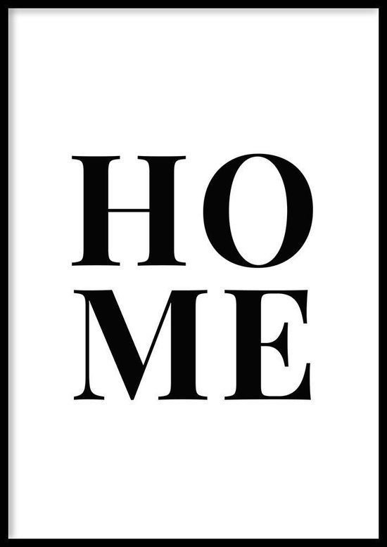 Poster My Home - 50x70 cm - Home poster - WALLLL
