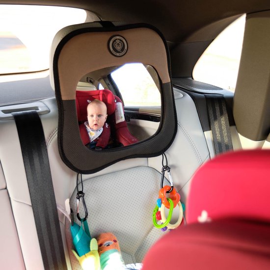 Prince Lionheart Baby View Mirror Zwart Autospiegel 0306 van Prince Lionheart — afbeelding 2