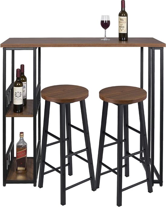 VASAGLE Smalle bartafel in industriële stijl - songmics home