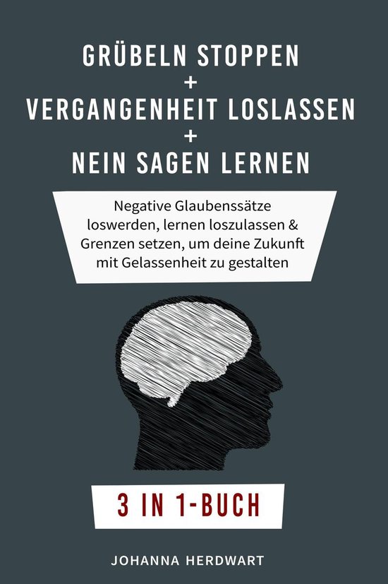 Grübeln stoppen + Vergangenheit loslassen + Nein sagen lern ... - cover