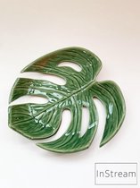 &Klevering - Leaf schaal Small - fruitschaal - blaadje - groene fruitschaal