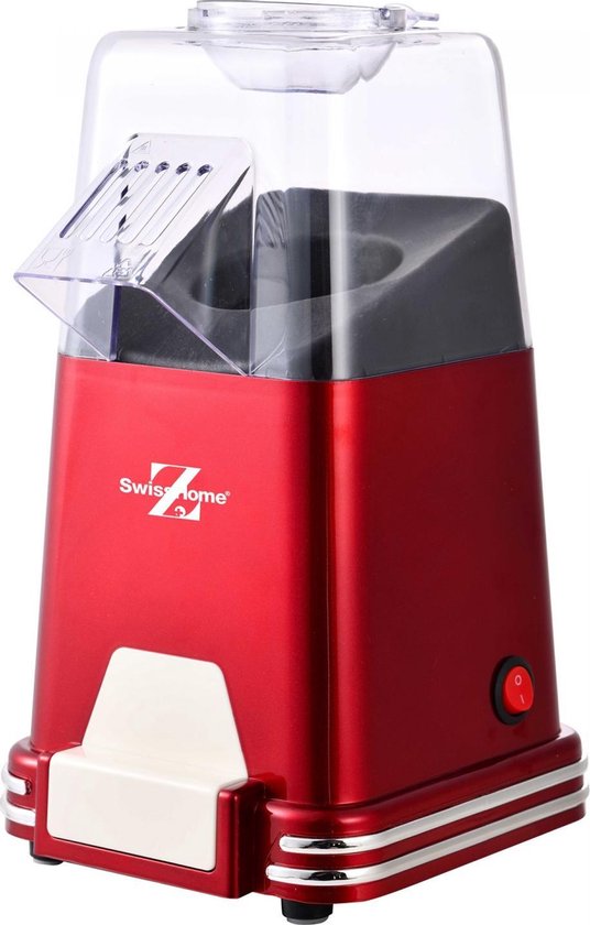 Popcornmachine zonder vet en olie - Retro popcornmaker voor popmaïs met