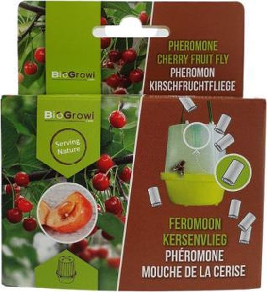 Biogroei Feromooncapsule kersenvlieg - Kersenvlieg bestrijden - Feromoon voor kersenvlieg - Makkelijk bruikbaar