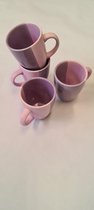 Hometrends Fris Licht Paars / Rose Beker Set 4 stuks 350ML