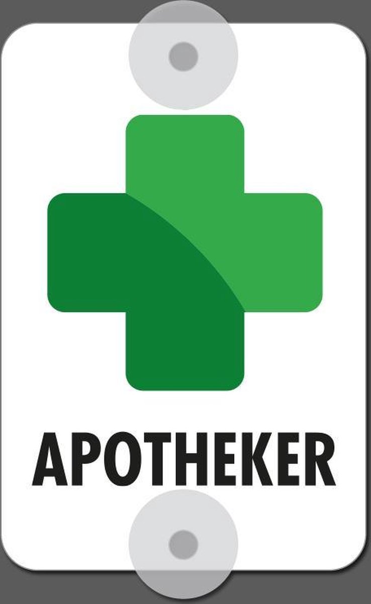 autobord - logo - apotheek - 10cm x 15cm