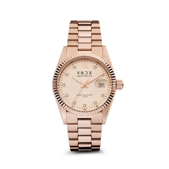 VNDX Amsterdam - Dames horloge - Dare Devil Medium Rosé | bol.com