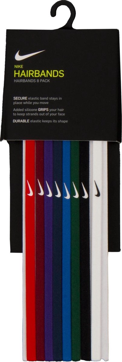 Nike Haarbandjes - rood/blauw/groen/zwart/wit | bol.com