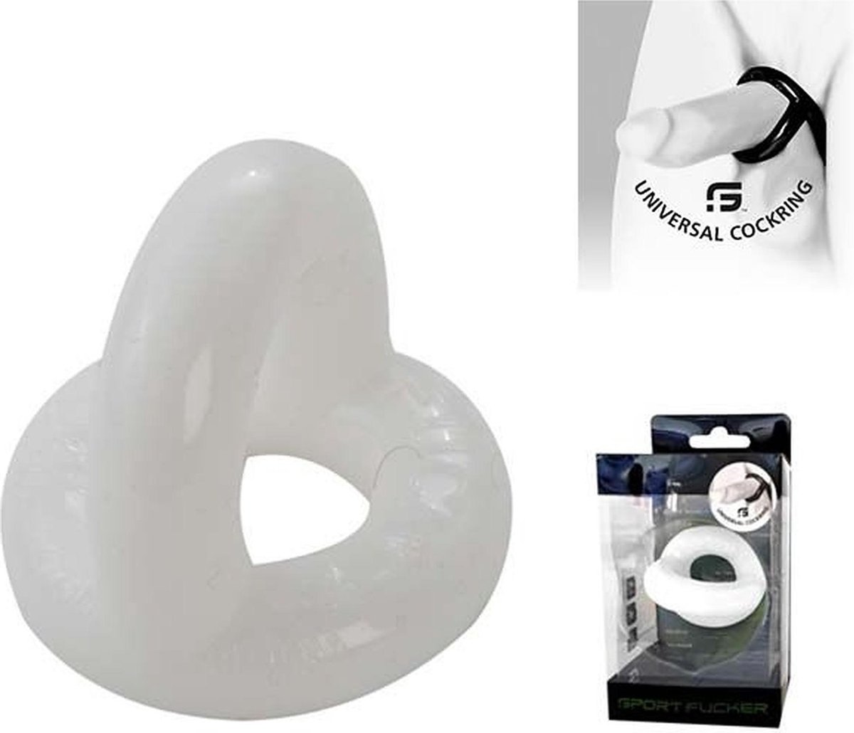 universal cock ring white