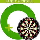 Dartbord Surround VoordeelPakket - Dual Core -  EVA Surround-- (Groen)   Groen
