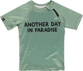 Beach & Bandits - UV Zwemshirt voor kinderen - Paradise - Groen - maat 104-110cm