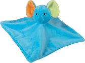 Happy People Knuffeldoekje Olifant 28 Cm Pluche Blauw