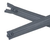 YKK rits, Dubbele deelbaar blok tand, donkergrijs, 100 cm, lang