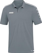 Jako Polo Striker 2.0 Steen Grijs-Wit Maat L