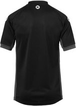 Kempa Prime Shirt Kind Zwart-Antraciet Maat 128