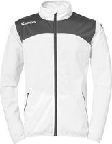 Kempa Emotion 2.0 Polyesterjack Wit-Antraciet Maat L