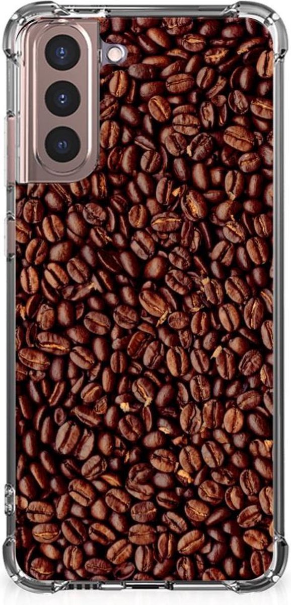 Samsung Galaxy S21 Plus Beschermhoes Koffiebonen