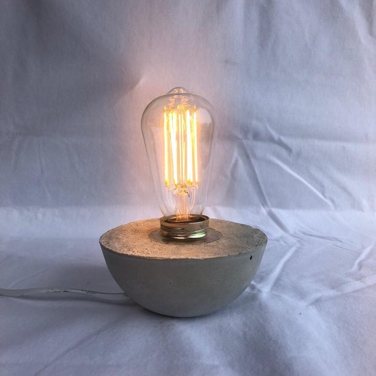 Beton lamp 'Semaforo'| nachtkast lampje handgemaakte lamp | industriële lamp | bol.com