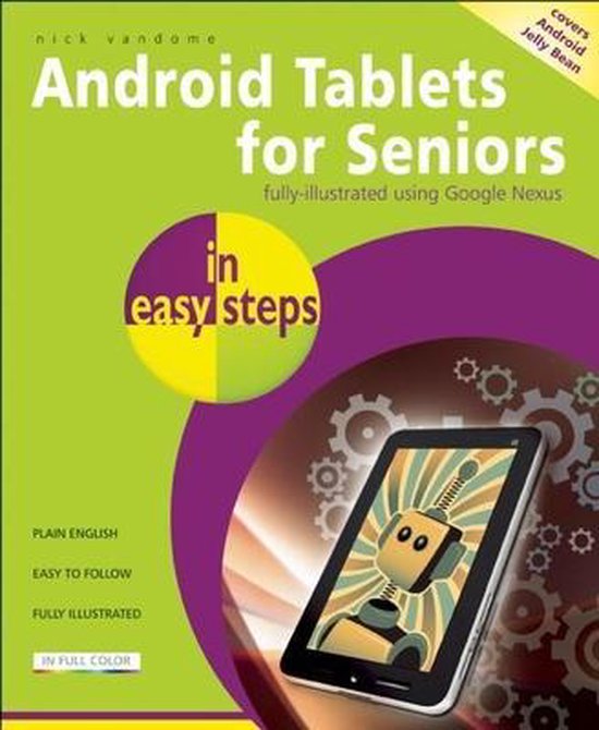 Android Tablets for Seniors in Easy Steps - cover