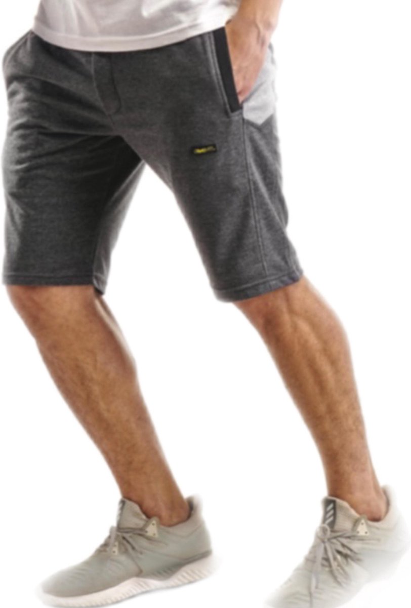 Embrator mannen Jogging Short grijs melange maat XL