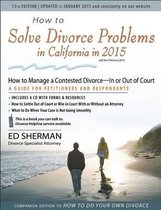 How to Solve Divorce Problems in California in 2015