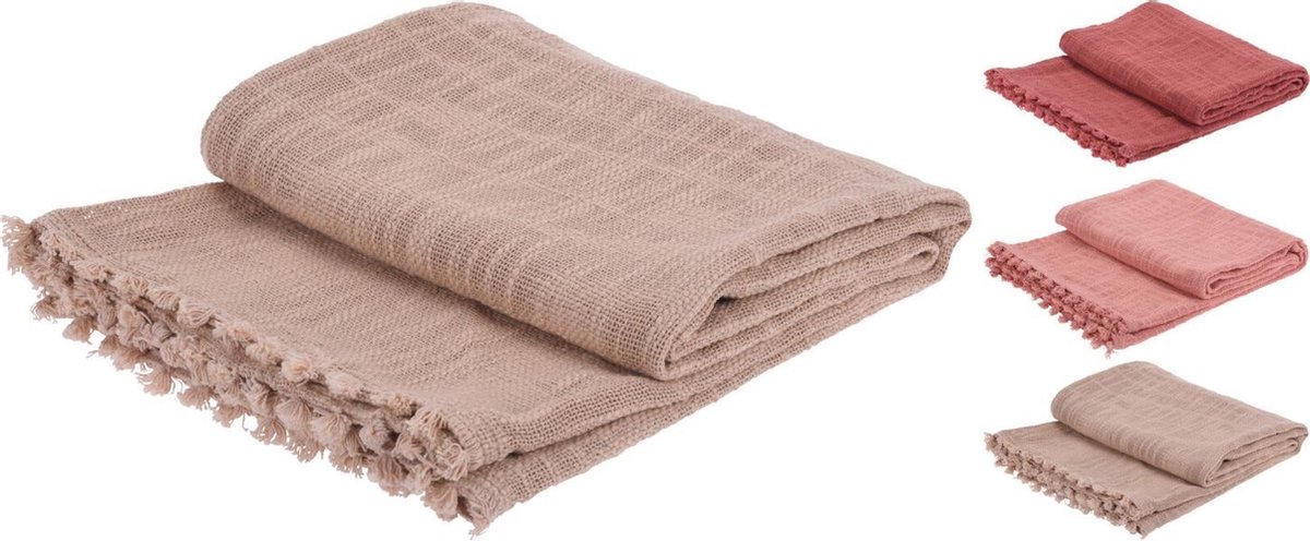 Homestyle Plaid - Decoratie - 130x170 cm 3 Assorti