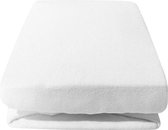Cillows Premium Molton Hoeslaken voor Kinderen - Katoen (stretch)  - Wit - 60x120 cm