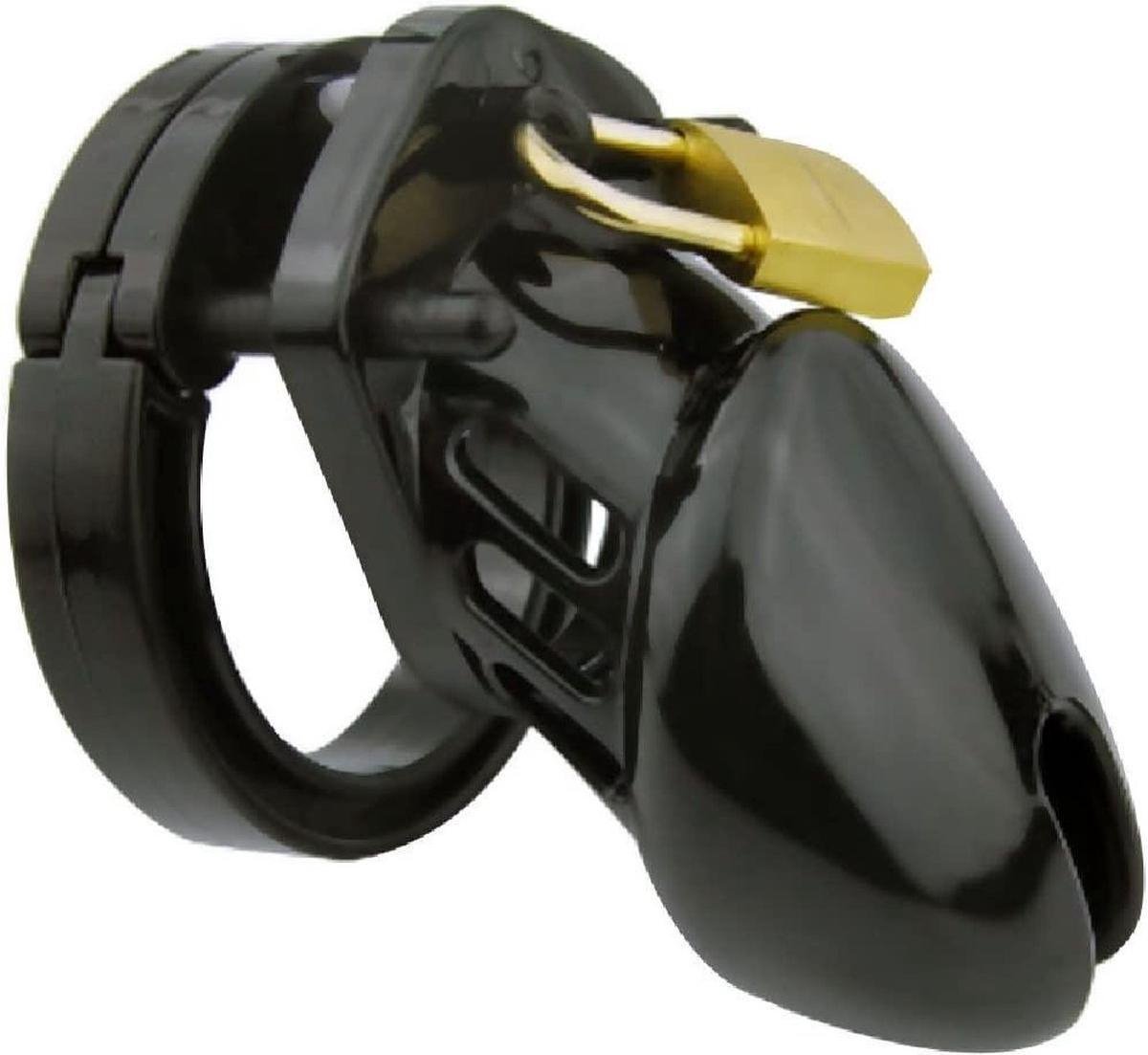 Intenz® Kuisheidskooi - Zwart - Chastity Cage - Small - Peniskooi - Sex Toys voor Koppels - Inclusief Slotje