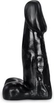 XXLTOYS - Judas - Large Dildo - Inbrenglengte 25 X 7.7 cm - Black - Uniek Design Realistische Dildo – Stevige Dildo – voor Diehards only - Made in Europe