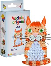 Kit voor het samenstellen van modulaire origami Cat