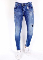 Exclusive Super Stretch Jeans Heren - 1009 - Blauw