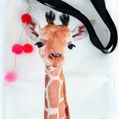 Feestbeest-kids Totebag kinderen giraf