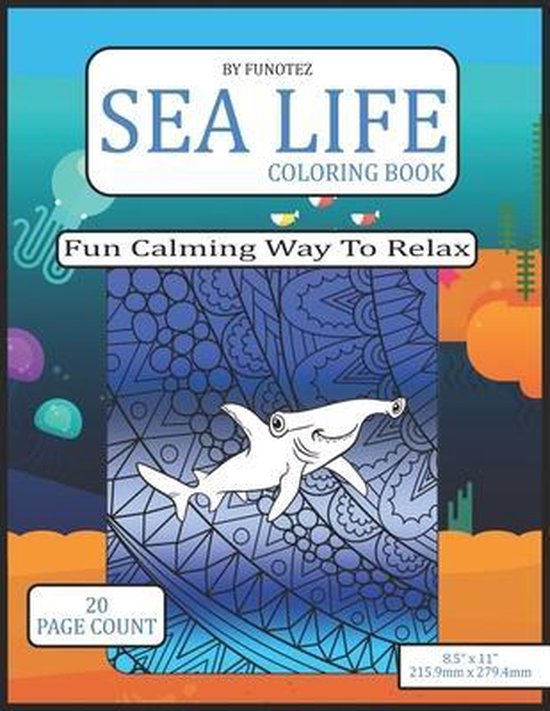 Sea Life Coloring Book - cover