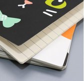 Set van 2 Notitieboekjes | dagboek | notitieboekje panda en kat leuk voor school