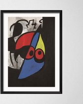 Joan Miro Poster 5 - 13x18cm Canvas - Multi-color