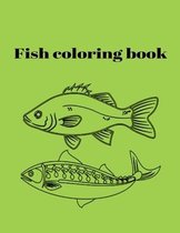 Fish coloring book