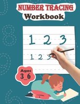 Number Tracing Workbook ages 3_6: Tracing numbers for Kids, math learning