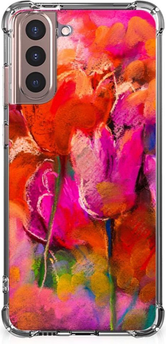 Back Cover Samsung Galaxy S21 Plus Tulips