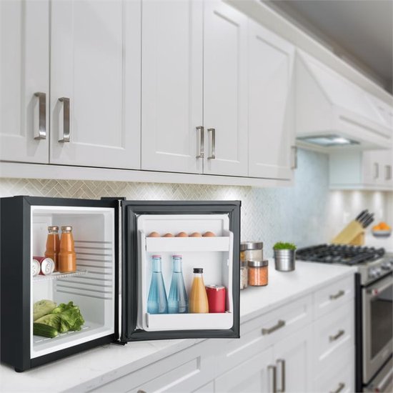 Klarstein Minibar Happy Hour 5-15°C 25 dB ledverlichting - Minikoelkast - 30L - voor Hotelkamer voor Partykelder - Stil LED-Binnenverlichting Compact Geruisloos - Mini Fridge - Hotelkoelkast - Kleine Koelkast - Compact Koelkast van Klarstein — afbeelding 5