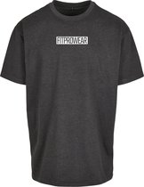 FitProWear Oversized Casual T-Shirt - Donkergrijs - Maat L - Casual T-Shirt - Oversized Shirt - Wijd Shirt - Grijs Shirt - Zomershirt - Sportshirt - Shirt Casual - Shirt Oversized