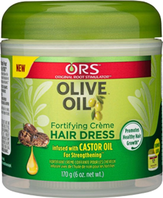 Crème à l'huile d'olive ORS Extra Riche pour cheveux secs et assoiffés | bol